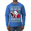 Friday Hood Santa  Ugly Christmas Sweater Mens Long Sleeve Shirt