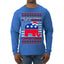 I'm Dreaming Of A Right Christmas Republican GOP  Ugly Christmas Sweater Mens Long Sleeve Shirt