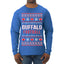 City of Buffalo BUF American Football Fantasy Fan Ugly Christmas Sweater Unisex Crewneck Sweatshirt