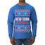 City of New York NYC American Football Fantasy Fan Ugly Christmas Sweater Unisex Crewneck Sweatshirt