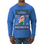 Christmas Karol Santa's Favorite Bichota Ugly Christmas Sweater Mens Long Sleeve Shirt