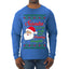 Naughty Santa Isn't The Only One Coming Tonight Ugly Christmas Sweater Mens Long Sleeve Shirt