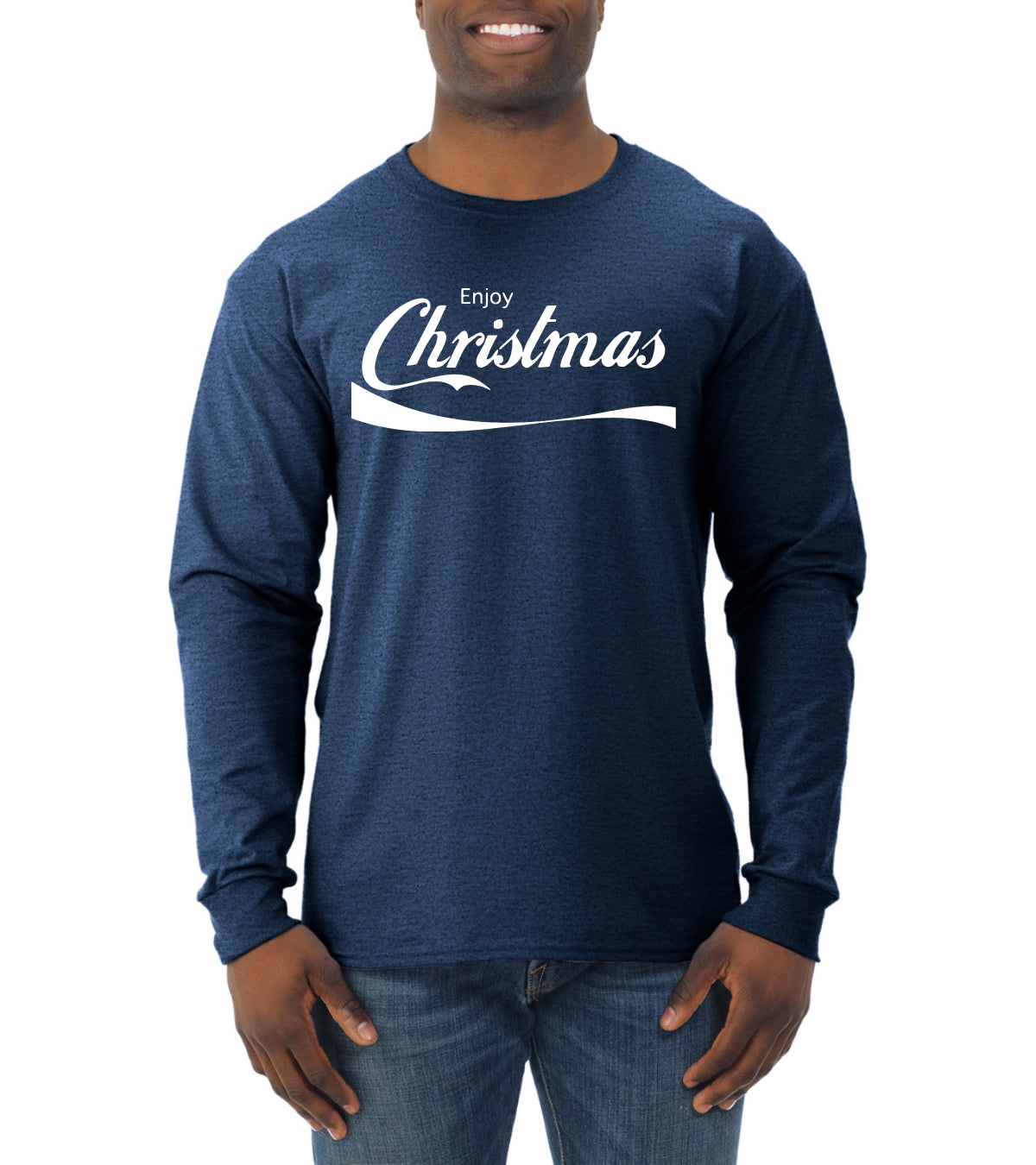 Enjoy Christmas Christmas Mens Long Sleeve Shirt