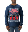 Merry Squidmas Ugly Christmas Sweater Mens Long Sleeve Shirt
