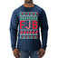 FJB Candy Cane  Ugly Christmas Sweater Mens Long Sleeve Shirt