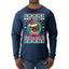 My Pugly Christmas Sweater Christmas Mens Long Sleeve Shirt