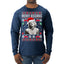 Merry Kissmas  Christmas Mens Long Sleeve Shirt