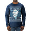 They Call Me Snowmeiser I'm Too Much  Ugly Christmas Sweater Mens Long Sleeve Shirt