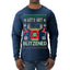 Let's Get Blitzened Rein Beer Ugly Christmas Sweater Mens Long Sleeve Shirt
