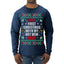 First Christmas With My Hot New Wife Ugly Christmas Sweater Mens Long Sleeve Shirt