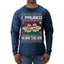 I Paused My Game To Be Here Ugly Christmas Sweater Mens Long Sleeve Shirt