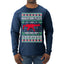 Nakatomi Plaza Christmas Party Survivor Ugly Christmas Sweater Mens Long Sleeve Shirt