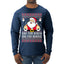 One For Biden One For Harris Santa Ugly Christmas Sweater Mens Long Sleeve Shirt