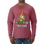 Sorry Santa I Elfed It Up This Year Christmas Mens Long Sleeve Shirt