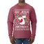 Go Jesus It's Your Birthday Ugly Christmas Sweater Mens Long Sleeve Shirt