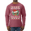 Yappy Holidays Christmas Mens Long Sleeve Shirt