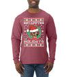 Yappy Holidays Christmas Mens Long Sleeve Shirt