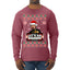Let's Go Brandon Leo Laughing Meme Ugly Christmas Sweater Mens Long Sleeve Shirt
