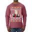 All I Want For Christmas is Trump Back In Office Ugly Christmas Sweater Mens Long Sleeve Shirt