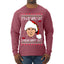Clark Grizwald It's A Bit Nipply Out Ugly Christmas Sweater Mens Long Sleeve Shirt