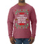 First Christmas With My Hot New Wife Individual Couples  Ugly Christmas Sweater Mens Long Sleeve Shirt