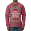 First Christmas With My Hot New Fiance Ugly Christmas Sweater Mens Long Sleeve Shirt