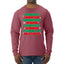 Drunken Reindeer Christmas Mens Long Sleeve Shirt