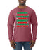 Drunken Reindeer Christmas Mens Long Sleeve Shirt