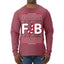 FJB Let's Go Brandon Chant Candy Cane Ugly Christmas Sweater Mens Long Sleeve Shirt