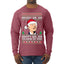 Merry UH UH You Know The Thing Ugly Christmas Sweater Mens Long Sleeve Shirt