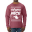 I'm With Nice Individual Couples Ugly Christmas Sweater Mens Long Sleeve Shirt