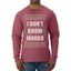 I Don't Know Margo Individual Couples Ugly Christmas Sweater Mens Long Sleeve Shirt