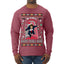 Nakatomi Plaza Happy Trails Hanz Ugly Christmas Sweater Mens Long Sleeve Shirt