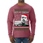 Hunter Let It Snow Biden Ugly Christmas Sweater Mens Long Sleeve Shirt