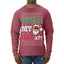 Where My Ho's At? Ugly Christmas Sweater Mens Long Sleeve Shirt
