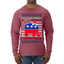 I'm Dreaming Of A Right Christmas Republican GOP  Ugly Christmas Sweater Mens Long Sleeve Shirt