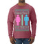 All I Want For Christmas Is For There To Be Two Genders Ugly Christmas Sweater Mens Long Sleeve Shirt
