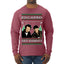 Escaped Bandits Classic Home Holiday Movie Ugly Christmas Sweater Mens Long Sleeve Shirt