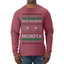 Feliz Navidad Bichota Ugly Christmas Sweater Mens Long Sleeve Shirt