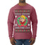 Fudge Around And Find Out Story Ugly Christmas Sweater Mens Long Sleeve Shirt