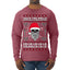 Valhalla Deck The Halls With Skulls & Bodies Ugly Christmas Sweater Mens Long Sleeve Shirt