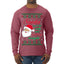 Naughty Santa Isn't The Only One Coming Tonight Ugly Christmas Sweater Mens Long Sleeve Shirt
