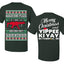 Christmas Party Survivor Nakatomi Plaza 1988 Ugly Christmas Front and Back Sweater Men's T-Shirt