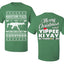 Nakatomi Plaza Christmas Party Survivor 1988 Ugly Christmas Front and Back Sweater Men's T-Shirt