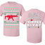 Christmas Party Survivor Nakatomi Plaza 1988 Ugly Christmas Front and Back Sweater Men's T-Shirt