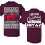 Christmas Party Survivor Nakatomi Plaza 1988 Ugly Christmas Front and Back Sweater Men's T-Shirt