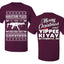 Nakatomi Plaza Christmas Party Survivor 1988 Ugly Christmas Front and Back Sweater Men's T-Shirt