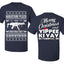 Nakatomi Plaza Christmas Party Survivor 1988 Ugly Christmas Front and Back Sweater Men's T-Shirt