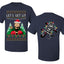 Let's Get Lit Clark Vacation Movie Parody Ugly Christmas Front and Back Sweater Men's T-Shirt