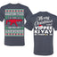 Christmas Party Survivor Nakatomi Plaza 1988 Ugly Christmas Front and Back Sweater Men's T-Shirt